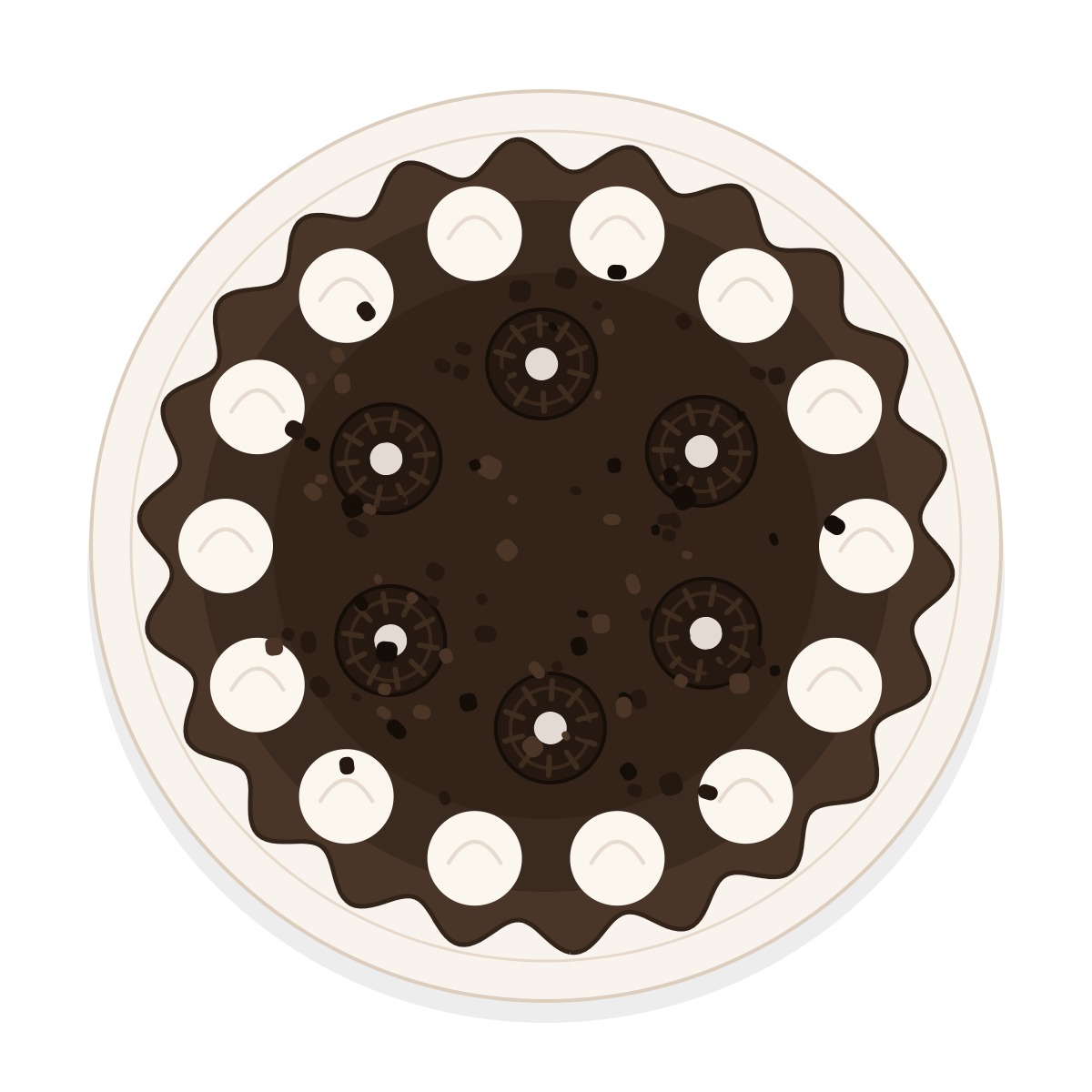 Oreo pie